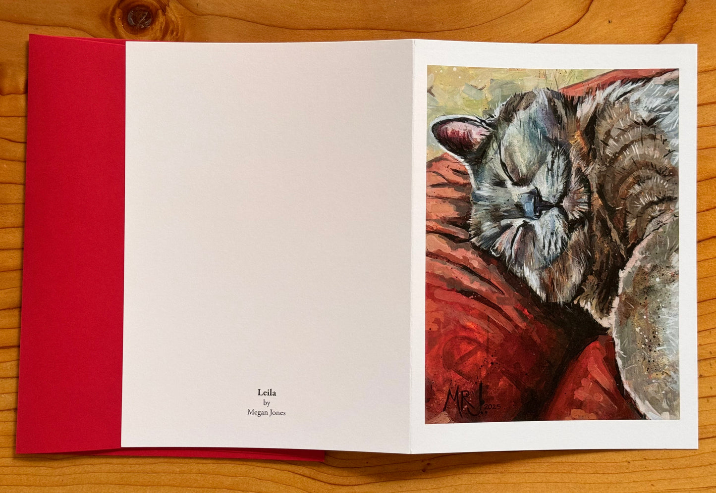 Leila Cat Greeting Cards