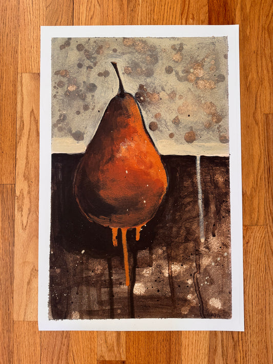 Pear art print